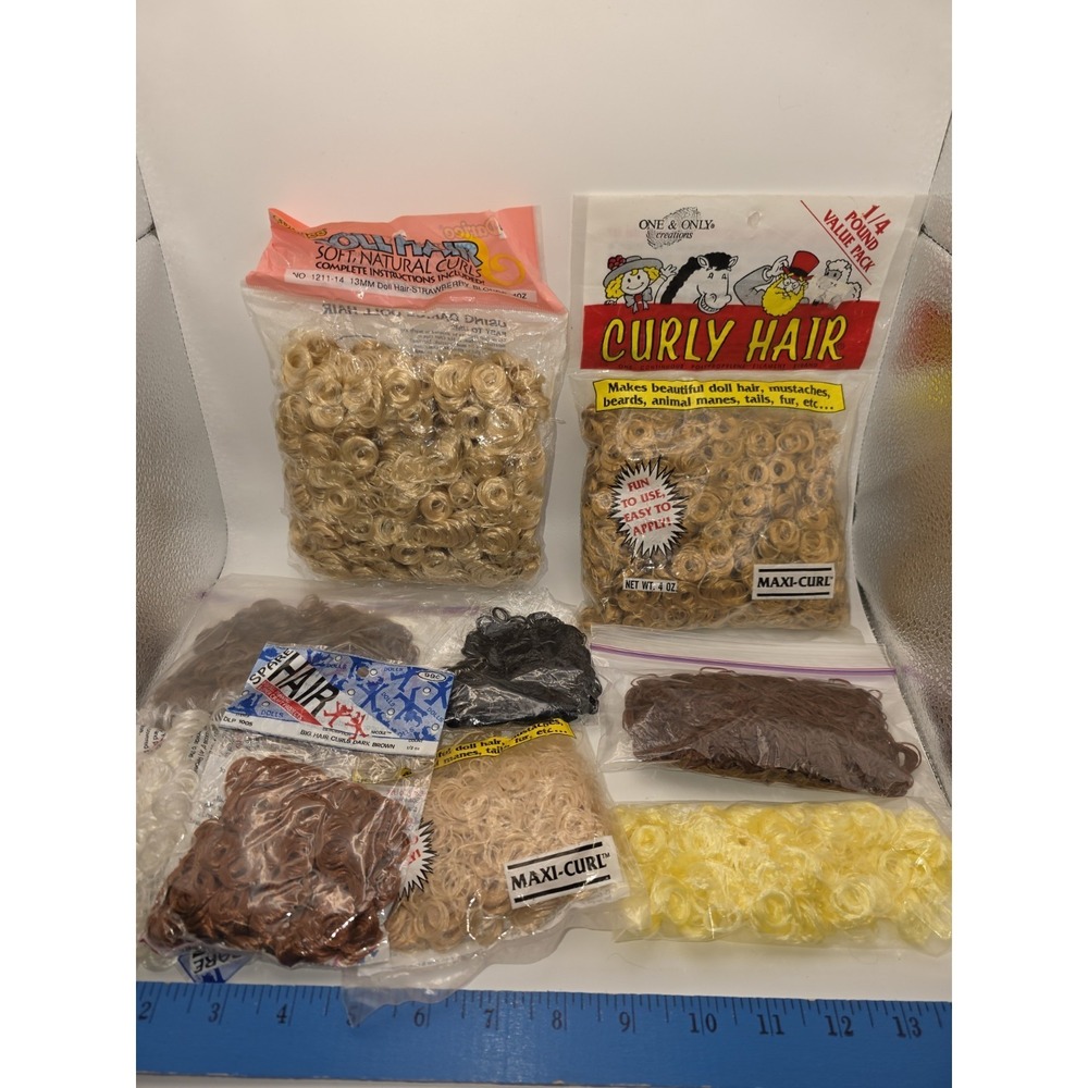 Lot Of Doll Hair  NEW